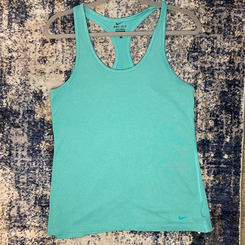 Women’s Nike Teal Dri-Fit Tank Top Size Medium